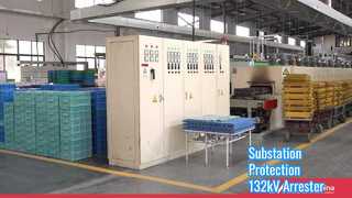 Van dichterbij bekeken: 132kV porseleinen bliksemafleider Y10W5-132 voor onderstations